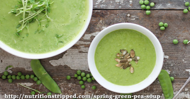 Spring Green Pea Soup