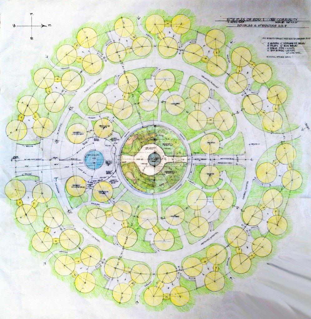 Building with Earthbags - Open Source Earthbag Village Layout Images ...