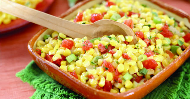 Crunchy Corn Salad, Corn Recipes, One Community